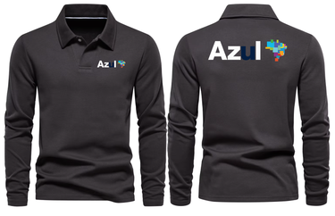AZUL AIRLINES LONG SLEEVE POLO